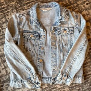 H&M Light Blue girls Denim Jacket size 8